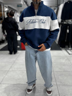 Navy Half-Zip Athletic Sweatshirt PM-106