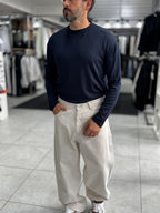 Navy Modal Basic Lightweight Sweatshirt PM-201