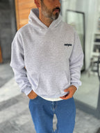 Gray Not You Printed Hooded Sweatshirt PM-111