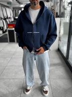 Navy Worldwide Hooded Sweatshirt PM-220