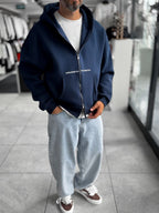 Navy Worldwide Hooded Sweatshirt PM-220