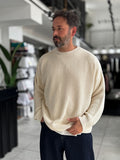 Beige Basic Oversized Knit Sweater PM-008