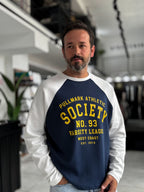 Navy Society Oversized Sweatshirt PM-117
