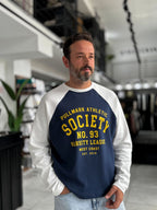 Navy Society Oversized Sweatshirt PM-117