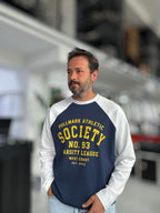 Navy Society Oversized Sweatshirt PM-117