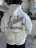 White Copenhagen Hooded Sweatshirt PM-109