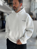 White Copenhagen Hooded Sweatshirt PM-109