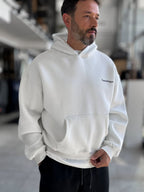 White Copenhagen Hooded Sweatshirt PM-109