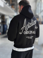 Black Copenhagen Hooded Sweatshirt PM-109