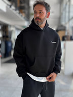 Black Copenhagen Hooded Sweatshirt PM-109