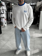 White Reserved Boxy Fit Sweatshirt RES-5024