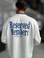 White Reserved Boxy Fit Sweatshirt RES-5024