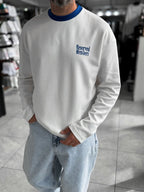 White Reserved Boxy Fit Sweatshirt RES-5024