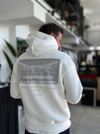White Da Vinci Hooded Sweatshirt RES-5003