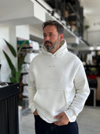 White Da Vinci Hooded Sweatshirt RES-5003
