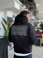 Black Da Vinci Hooded Sweatshirt RES-5003