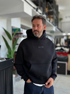 Black Da Vinci Hooded Sweatshirt RES-5003