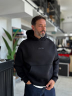 Black Da Vinci Hooded Sweatshirt RES-5003