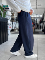 Navy Accessory Detail Baggy Sweatpants WE-5137