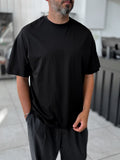 Black Oversize Basic T-Shirt MRK-0426
