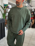 Khaki Washed Oversized Sweatshirt RSP