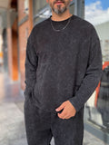 Black Washed Oversized Sweatshirt RSP