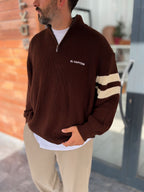Brown El Capitan Knitted Sweatshirt PM-004