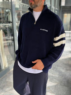 Navy Blue El Capitan Knitted Sweatshirt PM-004