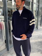 Navy Blue El Capitan Knitted Sweatshirt PM-004