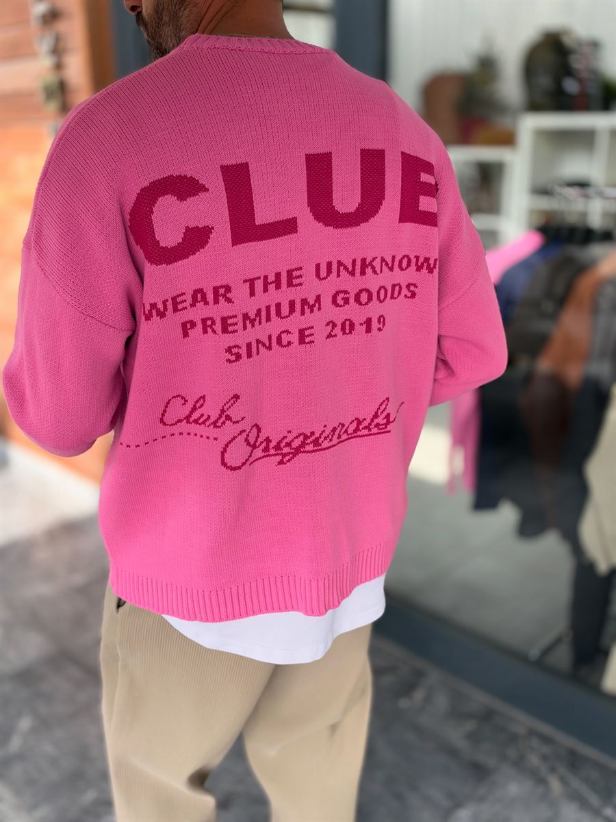 Pink Club Knitted Oversized Sweatshirt PM-025