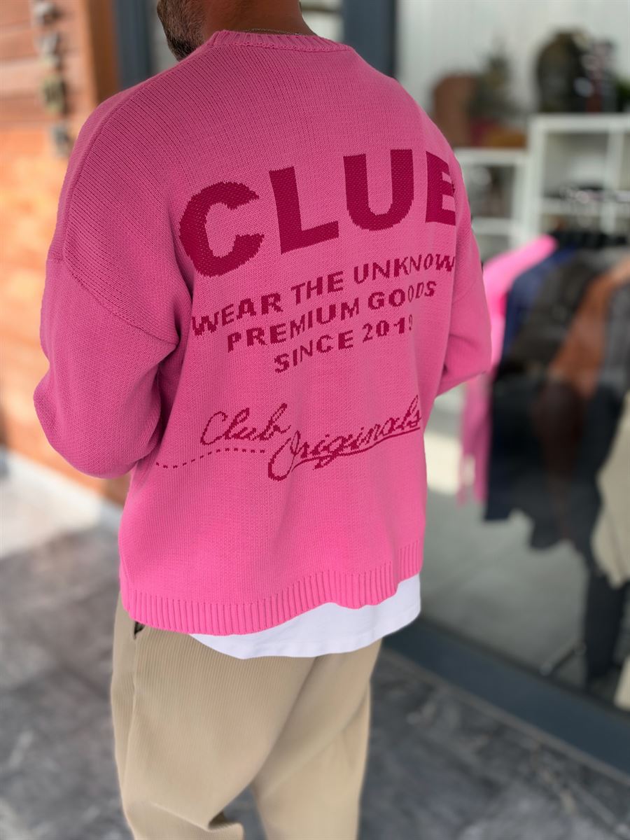 Pink Club Knitted Oversized Sweatshirt PM-025