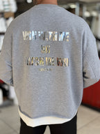 Light Grey Sweatshirt with Shiny Win Lettering ES-206