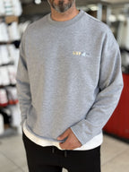 Light Grey Sweatshirt with Shiny Win Lettering ES-206
