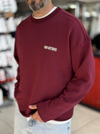 Burgundy Sweatshirt with Shiny Win Lettering ES-206