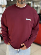 Burgundy Sweatshirt with Shiny Win Lettering ES-206