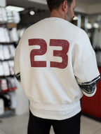 White Washed Sweatshirt with Ravage Print ES-188