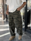 Khaki Camouflage Baggy Jeans WE-5149