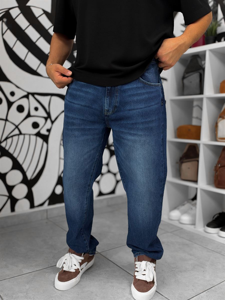 Blue Baggy Jeans GJ-17151/17366
