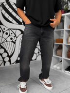Anthracite Baggy Jeans GJ-17151/17366