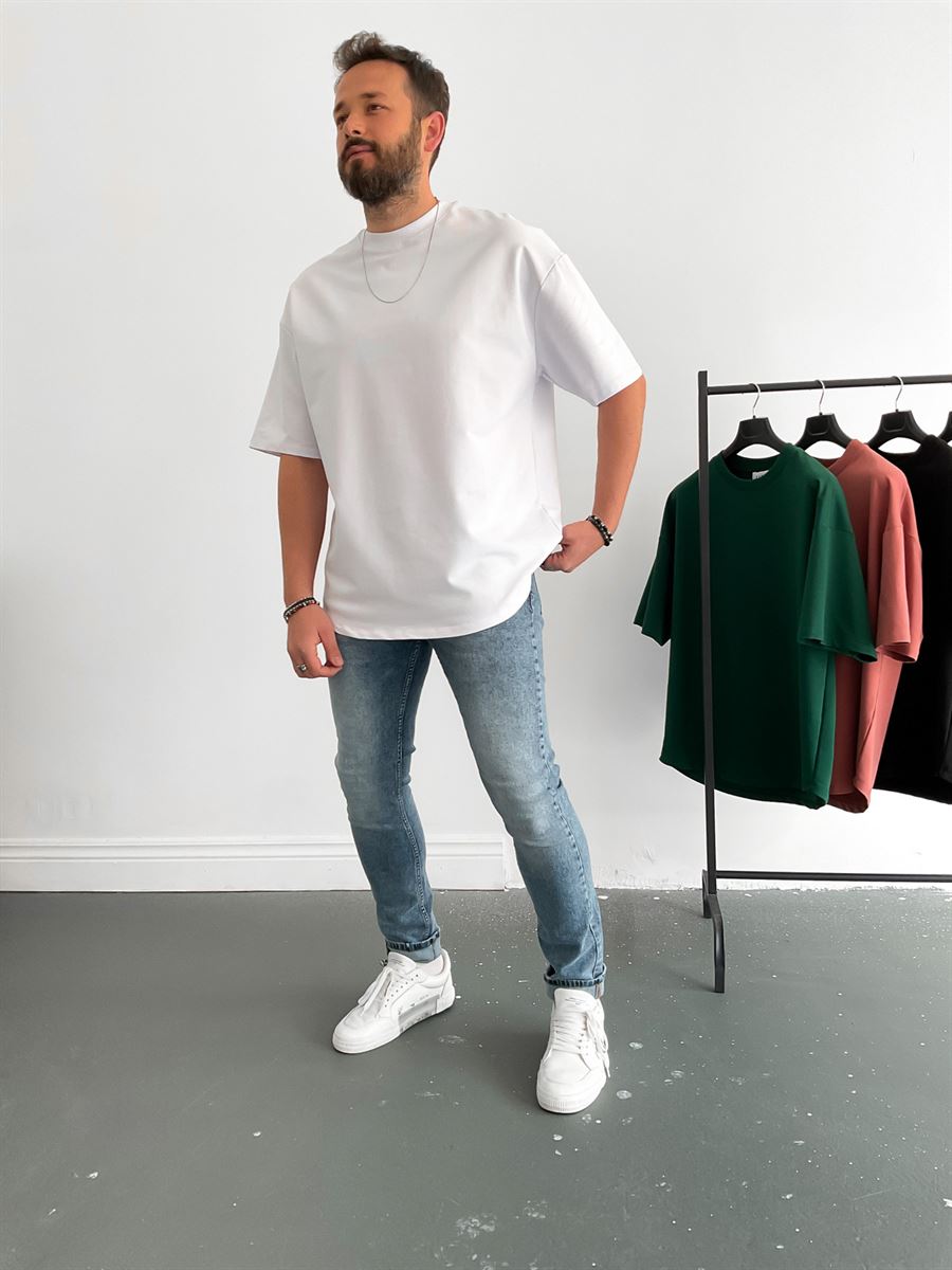 Double-Thread Basic T-Shirt