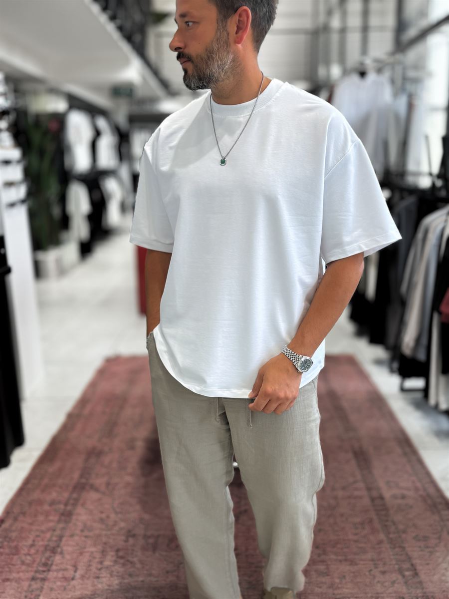Double-Thread Basic T-Shirt