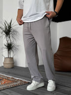 Double-Thread Straight Leg Sweatpants