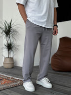 Double-Thread Straight Leg Sweatpants