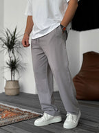 Double-Thread Straight Leg Sweatpants