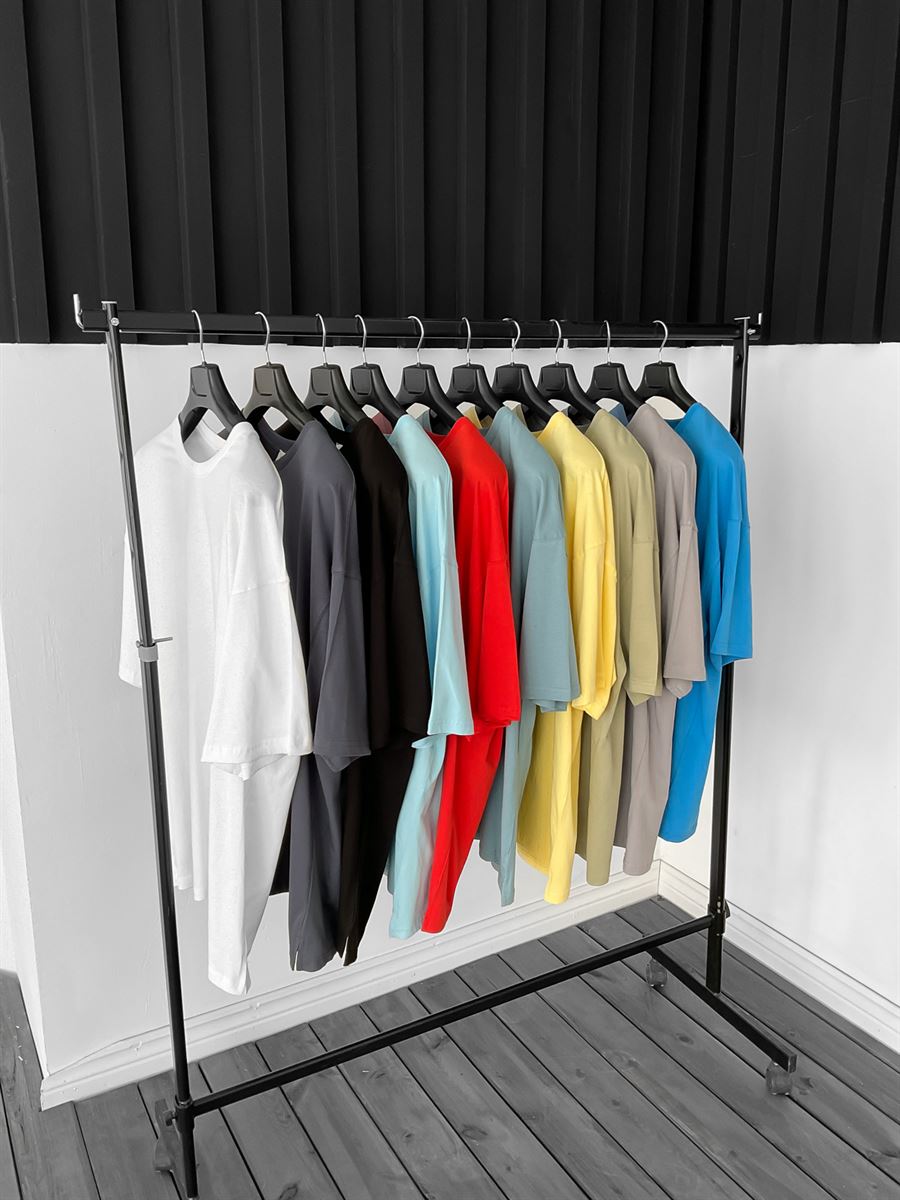 Slit Basic Oversize T-Shirt