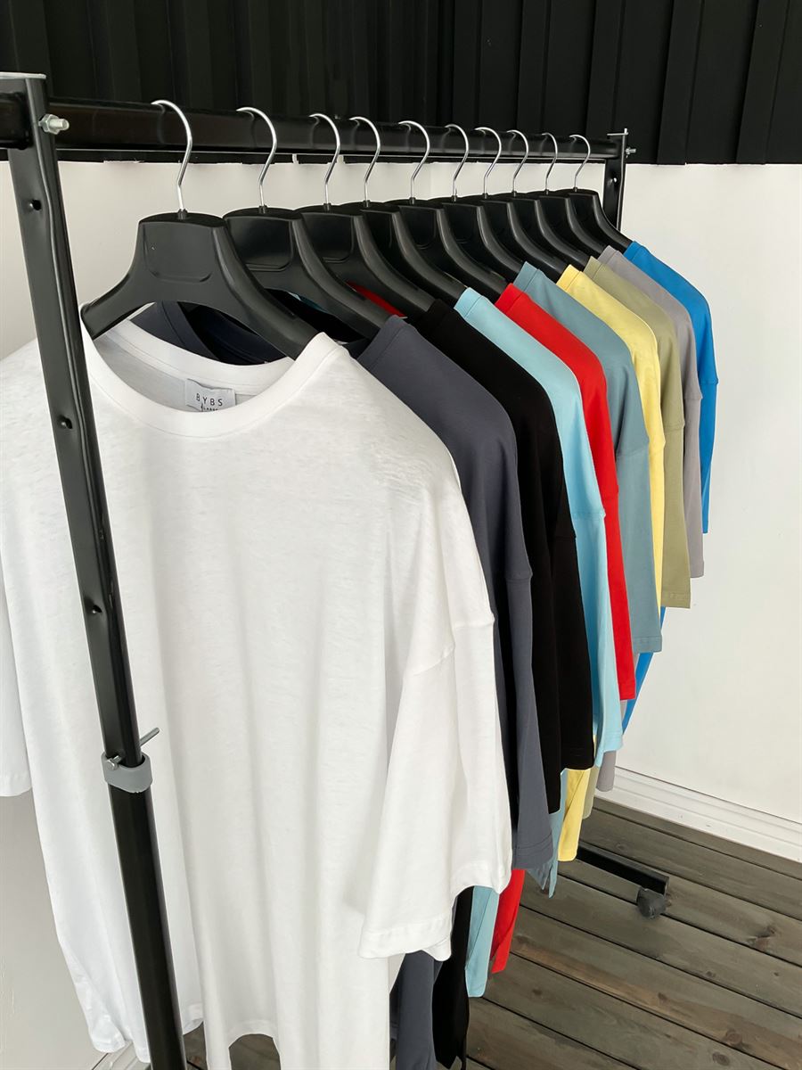 Slit Basic Oversize T-Shirt