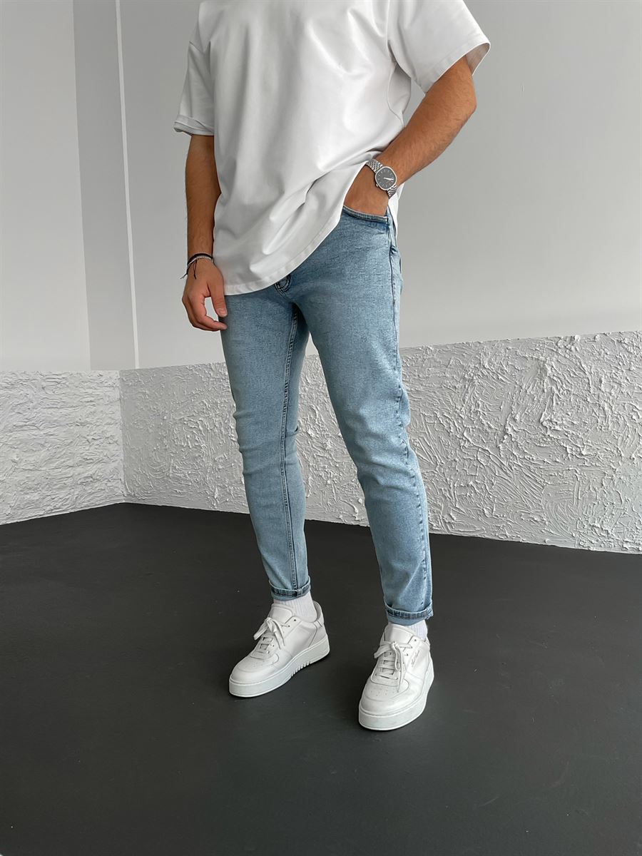 Washed Slim Fit Pants