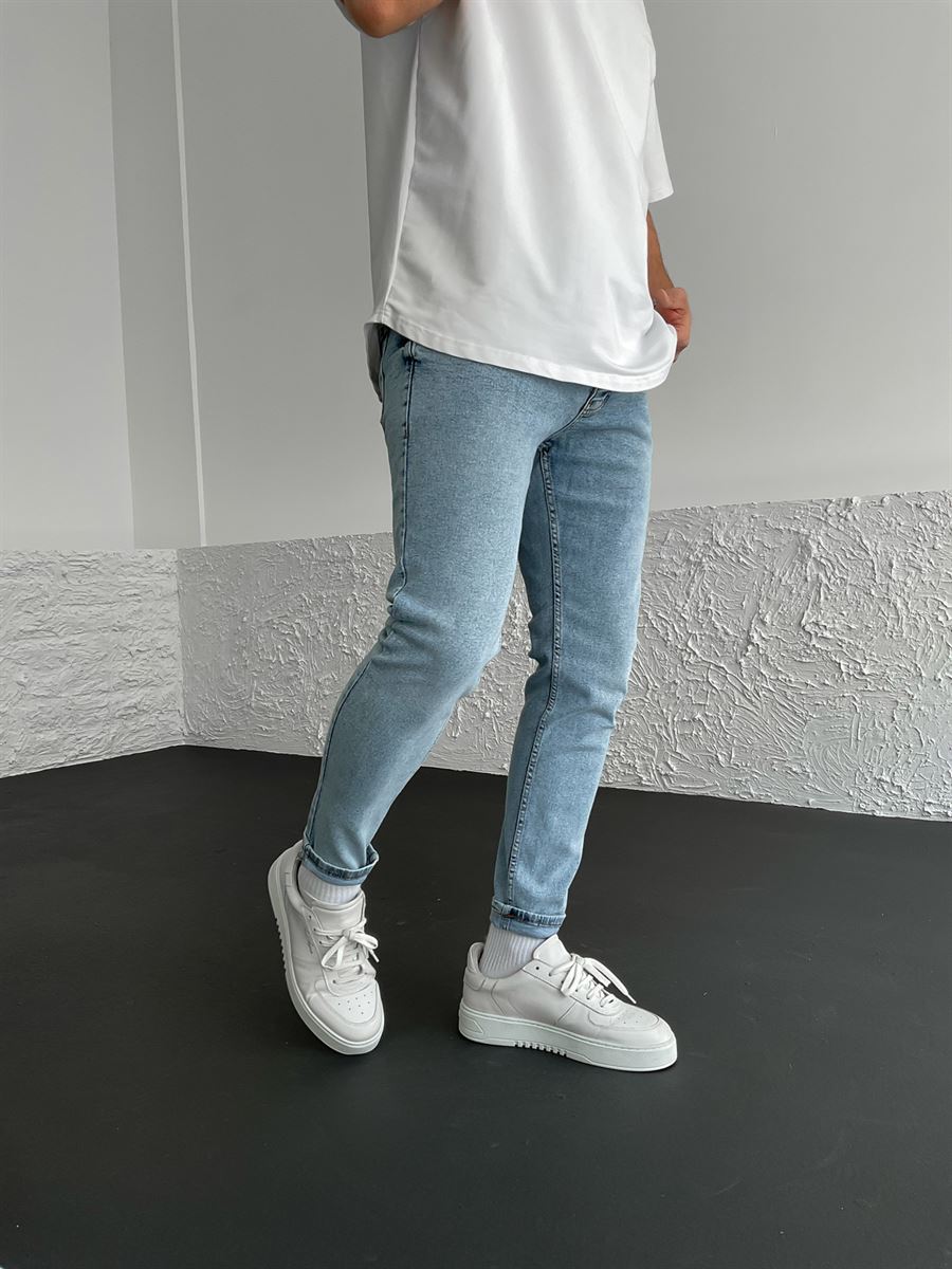 Washed Slim Fit Pants