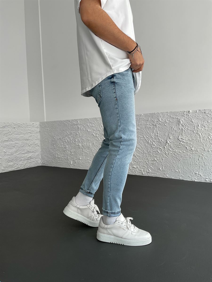 Washed Slim Fit Pants