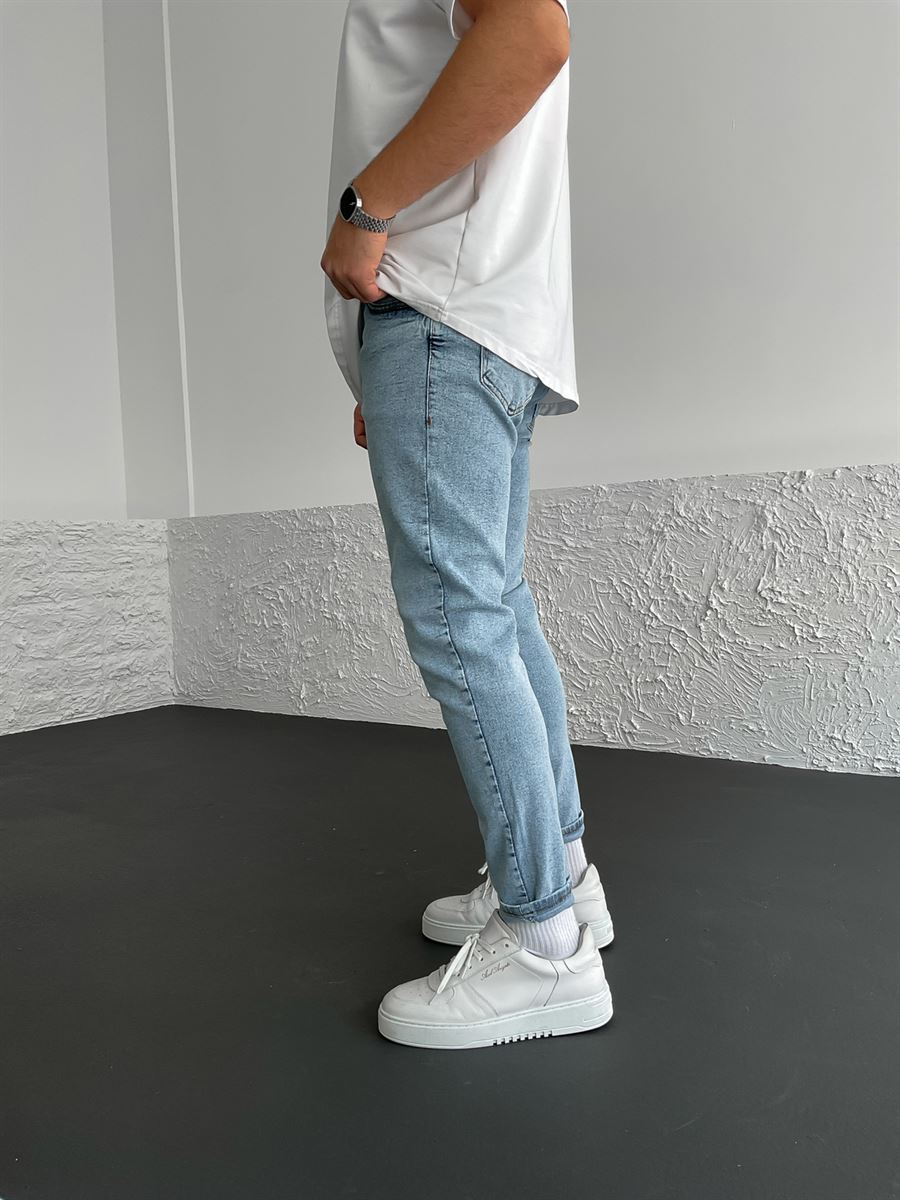 Washed Slim Fit Pants